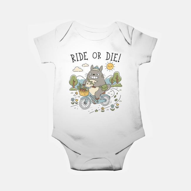 Ride Or Die-Baby-Basic-Onesie-GODZILLARGE