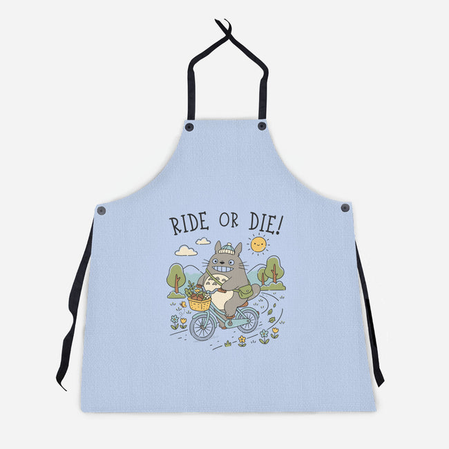Ride Or Die-Unisex-Kitchen-Apron-GODZILLARGE
