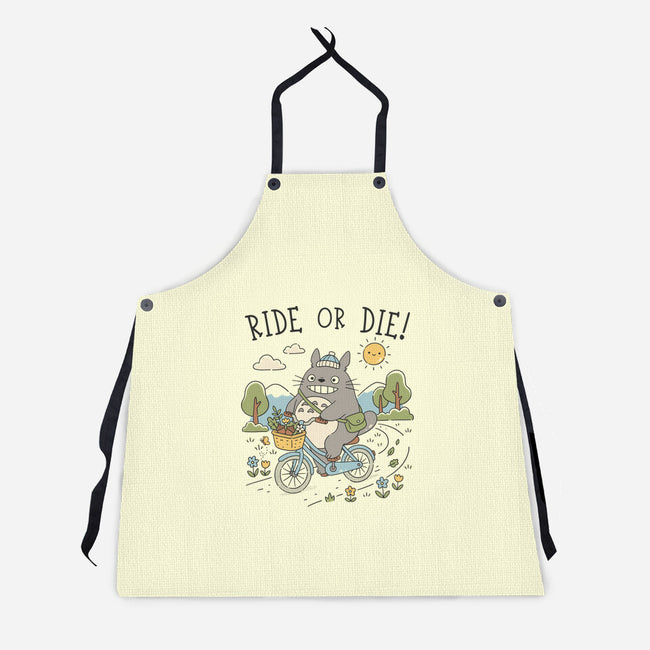 Ride Or Die-Unisex-Kitchen-Apron-GODZILLARGE