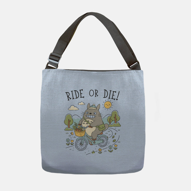 Ride Or Die-None-Adjustable Tote-Bag-GODZILLARGE