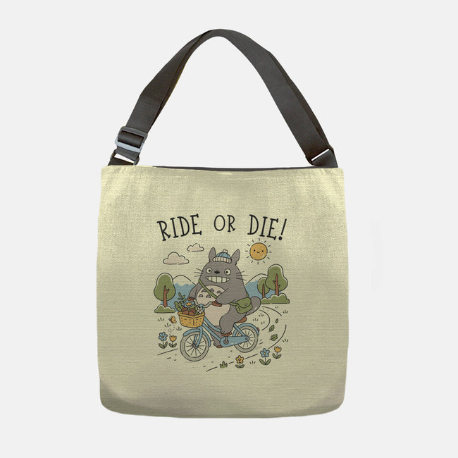 Ride Or Die-None-Adjustable Tote-Bag-GODZILLARGE