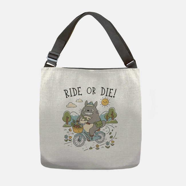 Ride Or Die-None-Adjustable Tote-Bag-GODZILLARGE