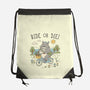Ride Or Die-None-Drawstring-Bag-GODZILLARGE
