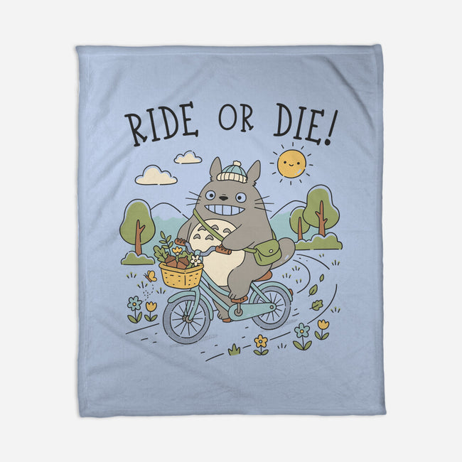 Ride Or Die-None-Fleece-Blanket-GODZILLARGE