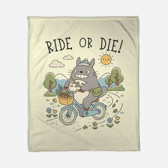 Ride Or Die-None-Fleece-Blanket-GODZILLARGE