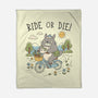 Ride Or Die-None-Fleece-Blanket-GODZILLARGE