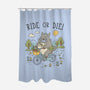 Ride Or Die-None-Polyester-Shower Curtain-GODZILLARGE