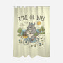Ride Or Die-None-Polyester-Shower Curtain-GODZILLARGE