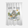 Ride Or Die-None-Polyester-Shower Curtain-GODZILLARGE