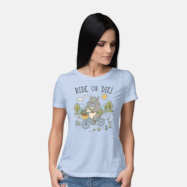 Ride Or Die-Womens-Basic-Tee-GODZILLARGE