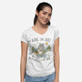 Ride Or Die-Womens-V-Neck-Tee-GODZILLARGE