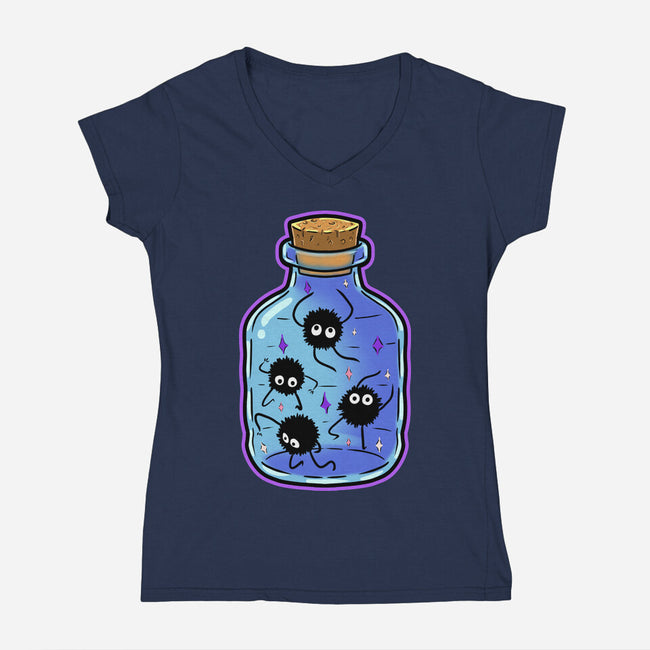 Dust Bottle-Womens-V-Neck-Tee-nickzzarto