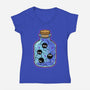 Dust Bottle-Womens-V-Neck-Tee-nickzzarto