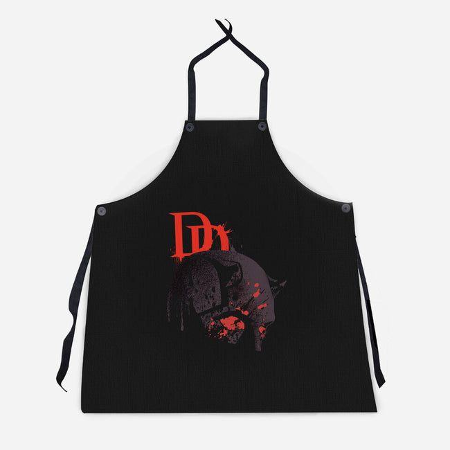 The Devil Mask-Unisex-Kitchen-Apron-fanfabio
