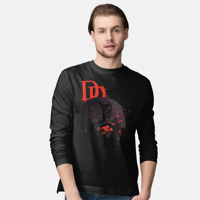 The Devil Mask-Mens-Long Sleeved-Tee-fanfabio