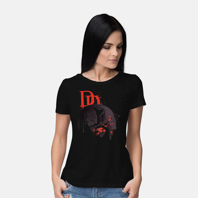 The Devil Mask-Womens-Basic-Tee-fanfabio