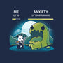 Me Vs Anxiety-None-Drawstring-Bag-Vallina84