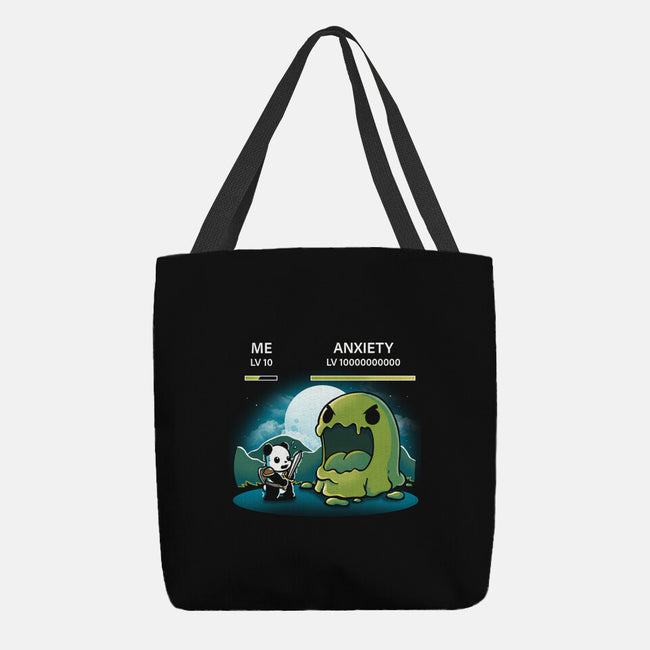 Me Vs Anxiety-None-Basic Tote-Bag-Vallina84