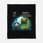 Me Vs Anxiety-None-Fleece-Blanket-Vallina84