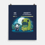 Me Vs Anxiety-None-Matte-Poster-Vallina84
