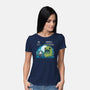 Me Vs Anxiety-Womens-Basic-Tee-Vallina84