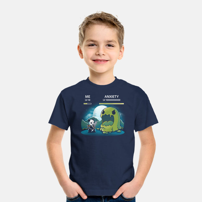 Me Vs Anxiety-Youth-Basic-Tee-Vallina84