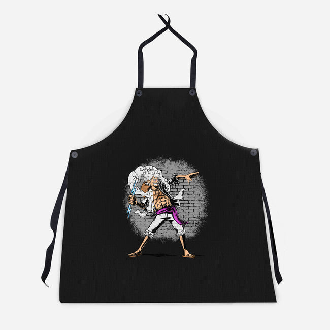 Kaminari Thrower-Unisex-Kitchen-Apron-joerawks