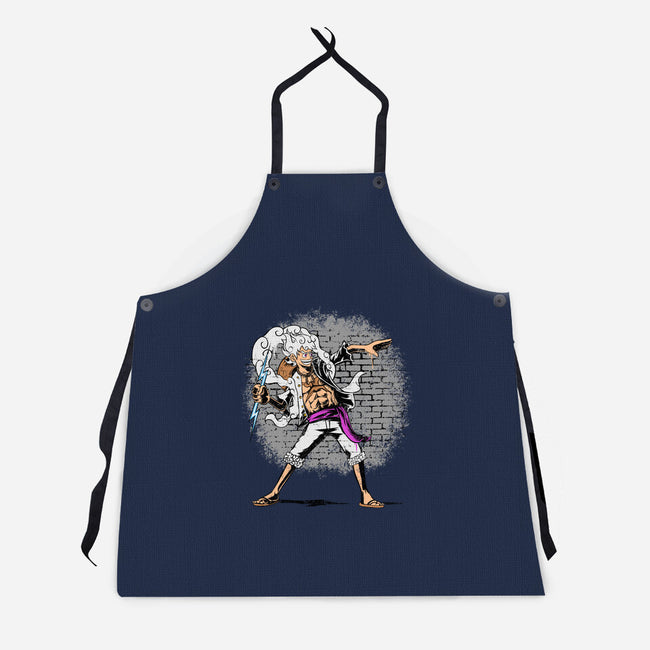 Kaminari Thrower-Unisex-Kitchen-Apron-joerawks