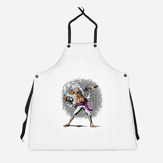Kaminari Thrower-Unisex-Kitchen-Apron-joerawks