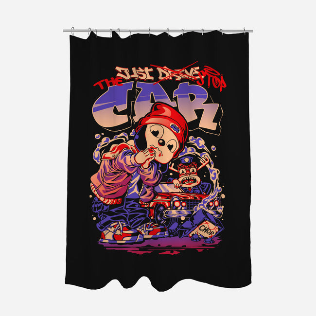 Just Drive-None-Polyester-Shower Curtain-Estudio Horta