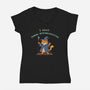Ignore Responsibilities-Womens-V-Neck-Tee-milasneeze