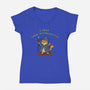 Ignore Responsibilities-Womens-V-Neck-Tee-milasneeze