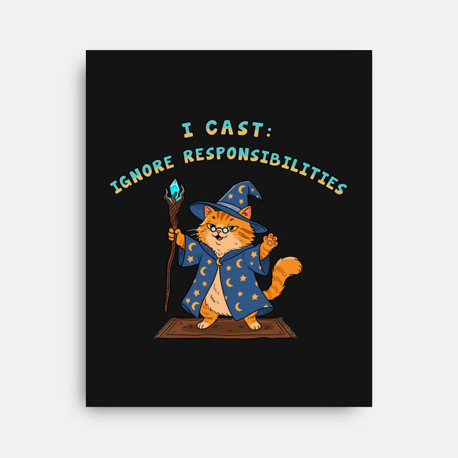 Ignore Responsibilities-None-Stretched-Canvas-milasneeze