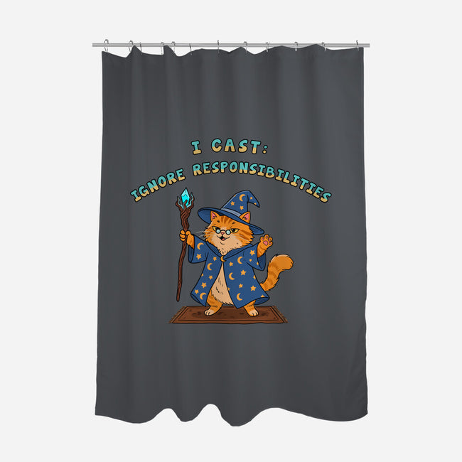 Ignore Responsibilities-None-Polyester-Shower Curtain-milasneeze