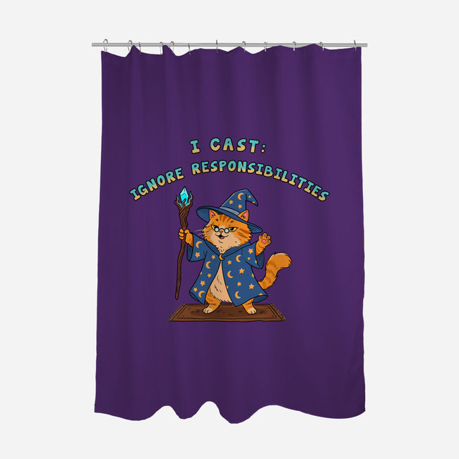 Ignore Responsibilities-None-Polyester-Shower Curtain-milasneeze