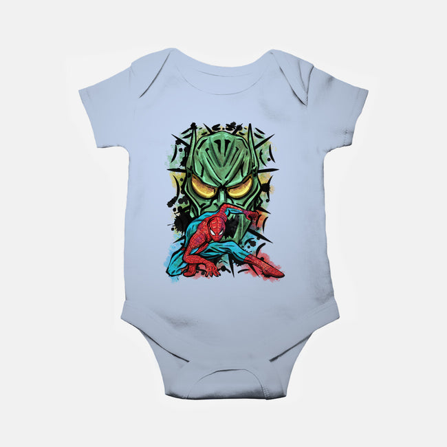 Spider Nemesis-Baby-Basic-Onesie-nickzzarto