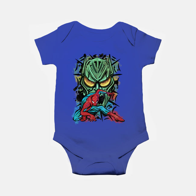 Spider Nemesis-Baby-Basic-Onesie-nickzzarto