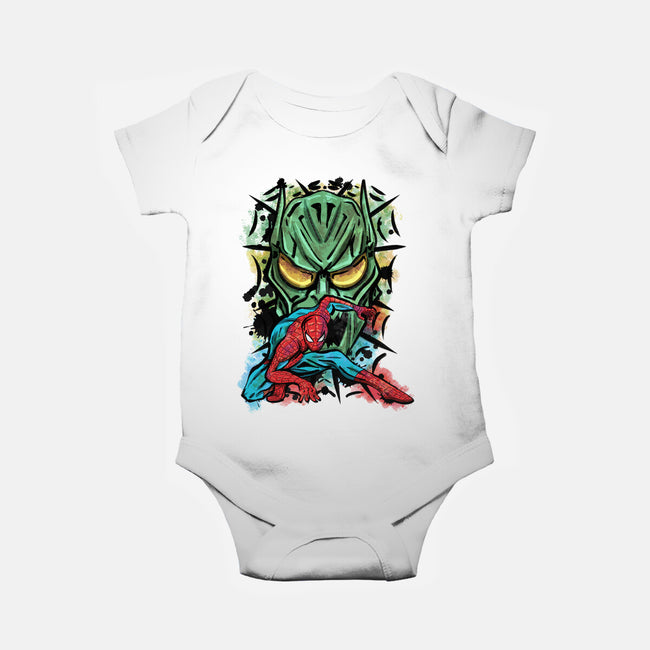 Spider Nemesis-Baby-Basic-Onesie-nickzzarto