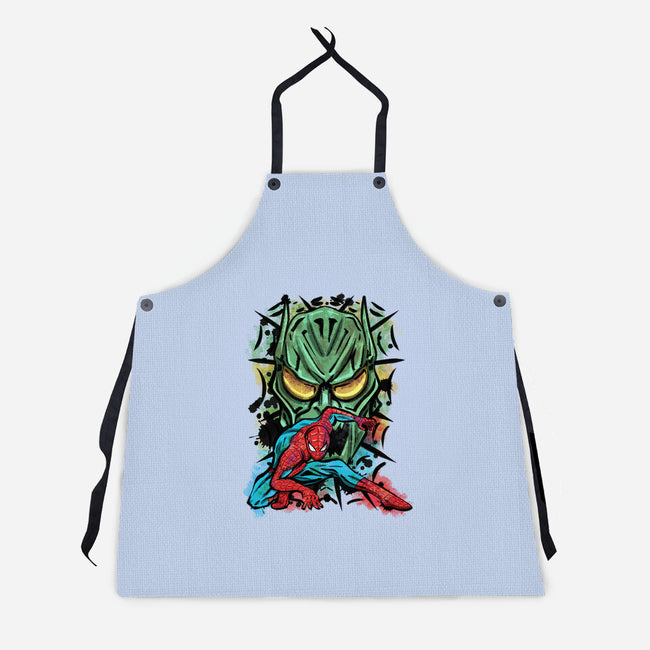 Spider Nemesis-Unisex-Kitchen-Apron-nickzzarto
