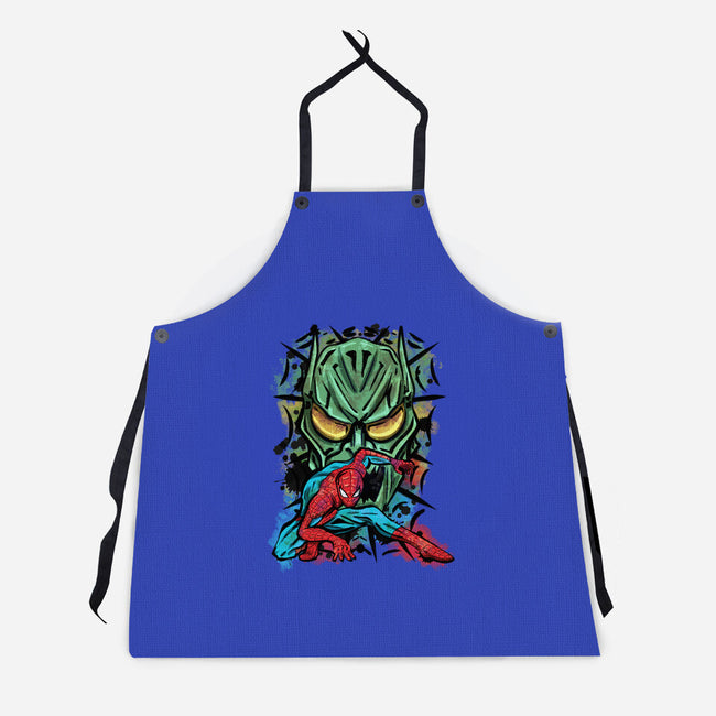 Spider Nemesis-Unisex-Kitchen-Apron-nickzzarto