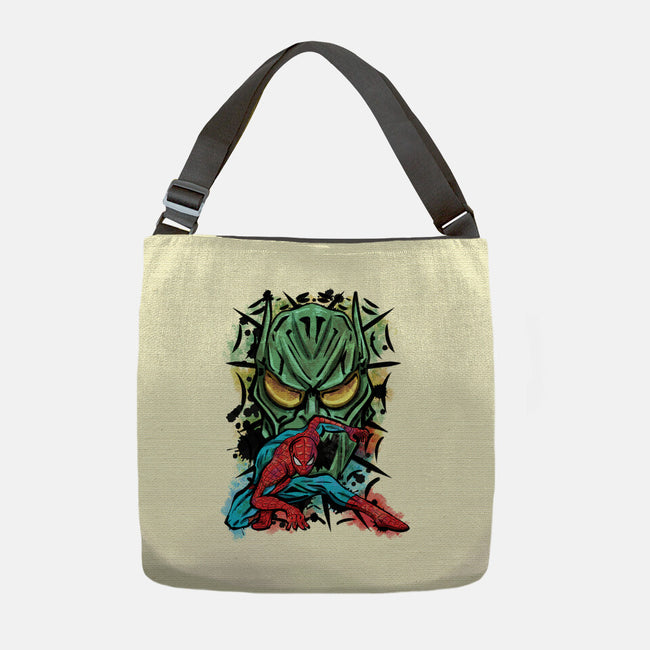 Spider Nemesis-None-Adjustable Tote-Bag-nickzzarto