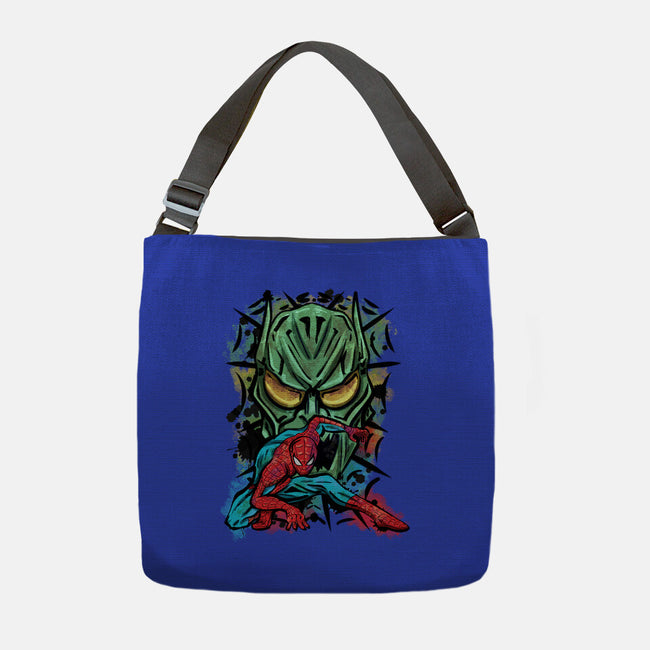Spider Nemesis-None-Adjustable Tote-Bag-nickzzarto