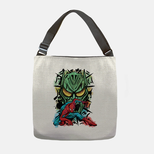 Spider Nemesis-None-Adjustable Tote-Bag-nickzzarto