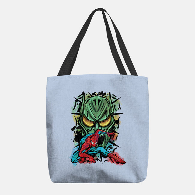Spider Nemesis-None-Basic Tote-Bag-nickzzarto