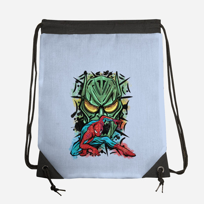 Spider Nemesis-None-Drawstring-Bag-nickzzarto