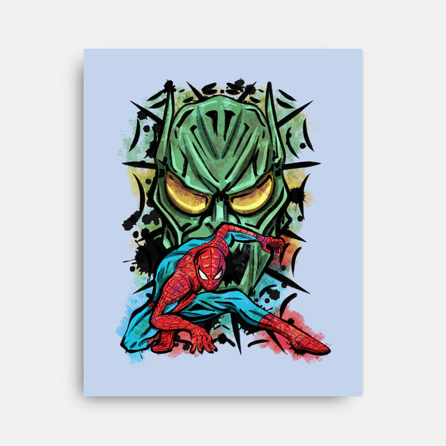 Spider Nemesis-None-Stretched-Canvas-nickzzarto