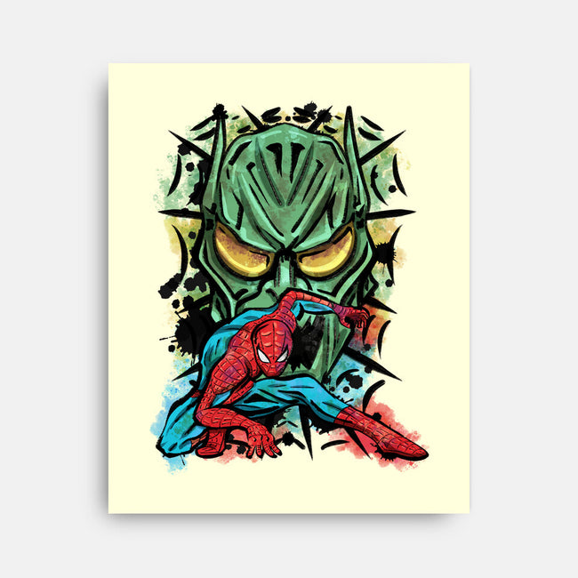 Spider Nemesis-None-Stretched-Canvas-nickzzarto