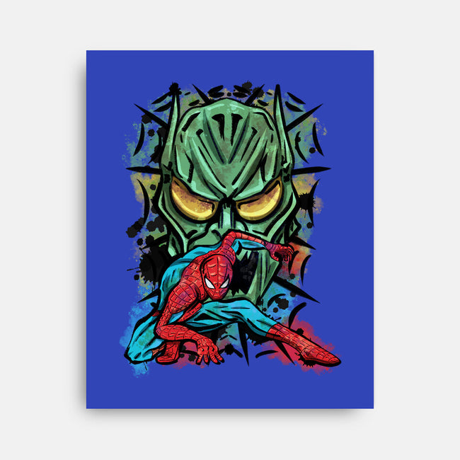 Spider Nemesis-None-Stretched-Canvas-nickzzarto