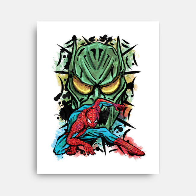 Spider Nemesis-None-Stretched-Canvas-nickzzarto