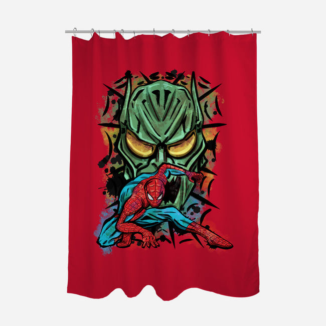 Spider Nemesis-None-Polyester-Shower Curtain-nickzzarto